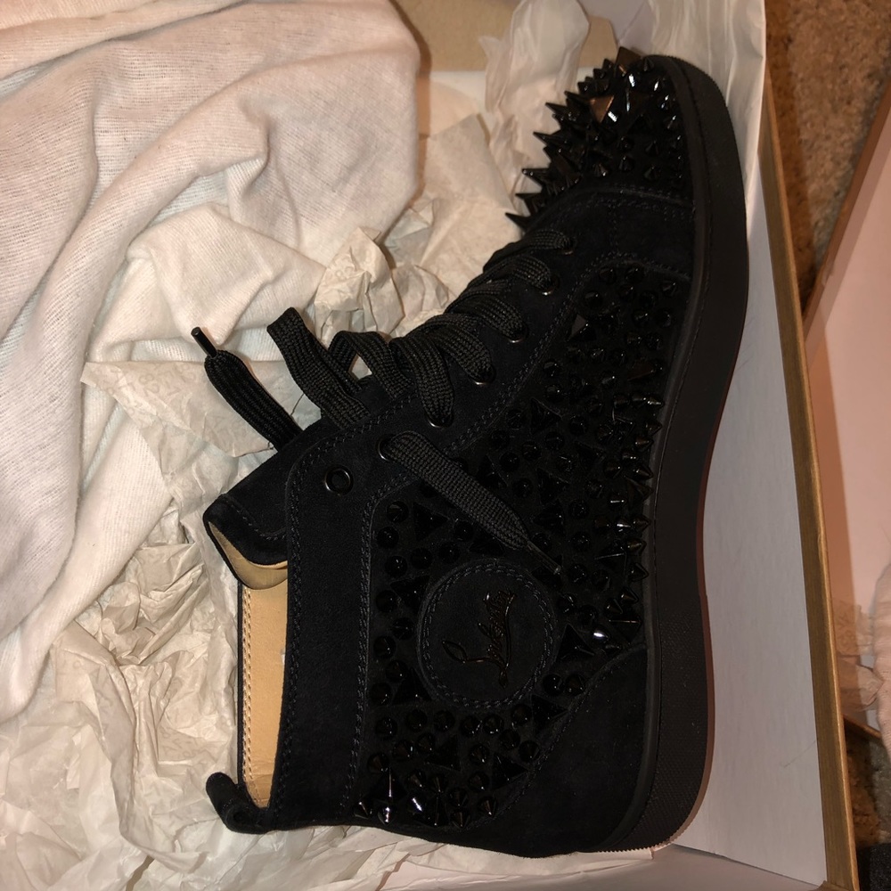 (SOLD) Christian louboutin spiked sneakers - Picture 2 of 5